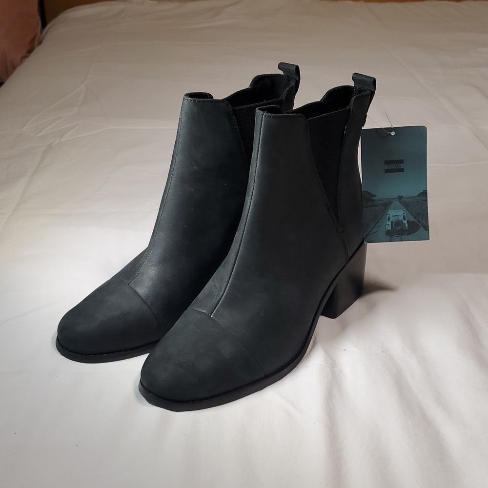 Toms Black Ankle Boots